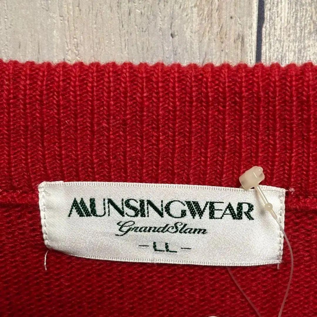 マンシングウェアMunsingwear セーター　ニット　ウール　ラム　LL