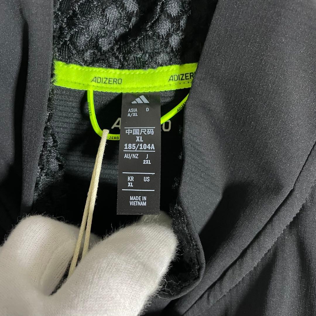 【新品•2025年製 】アディダス アディゼロ ベスト 黒 2XL ランニング