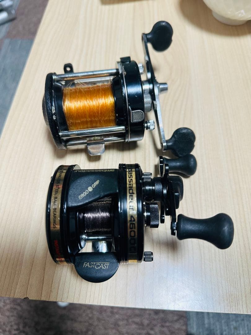 ベイトリール2点セット Abu 4600Ci + Shimano BM-4
