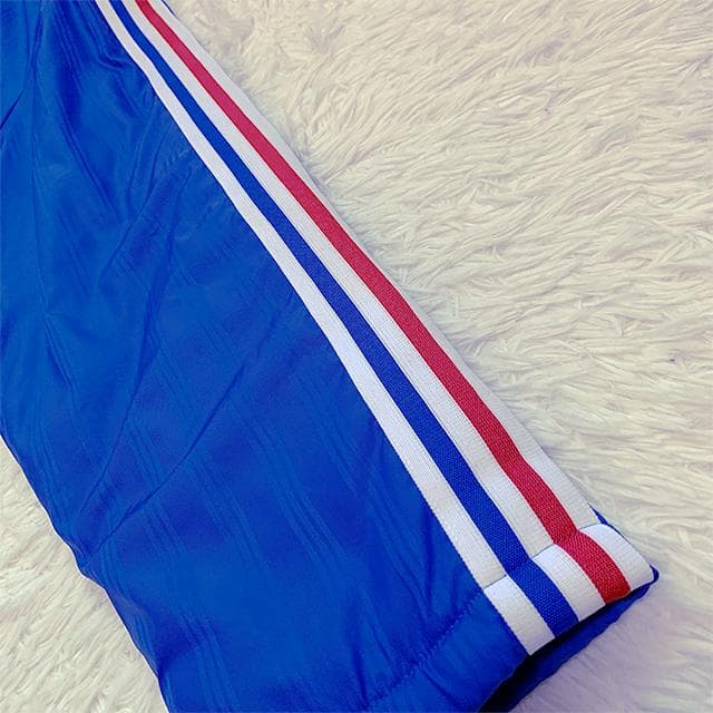 極美品✨️ビッグロゴ✨️adidas ベンチコート L トリコロール ロング丈