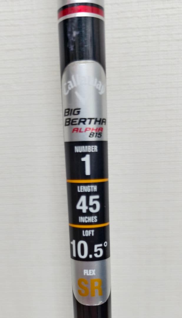 キャロウェイ ビッグバーサ アルファ815ドライバー10.5°SR
