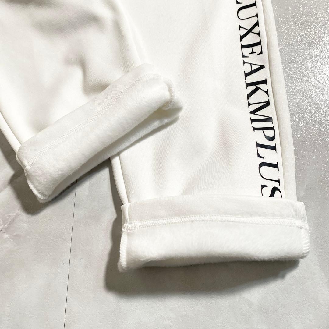 A18918 極美品 LUXEAKMPLUS ウィンドプルーフパンツ 白 L