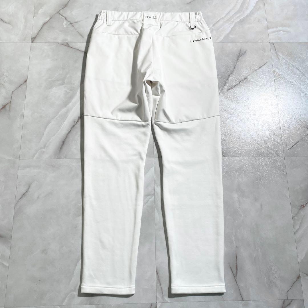 A18918 極美品 LUXEAKMPLUS ウィンドプルーフパンツ 白 L