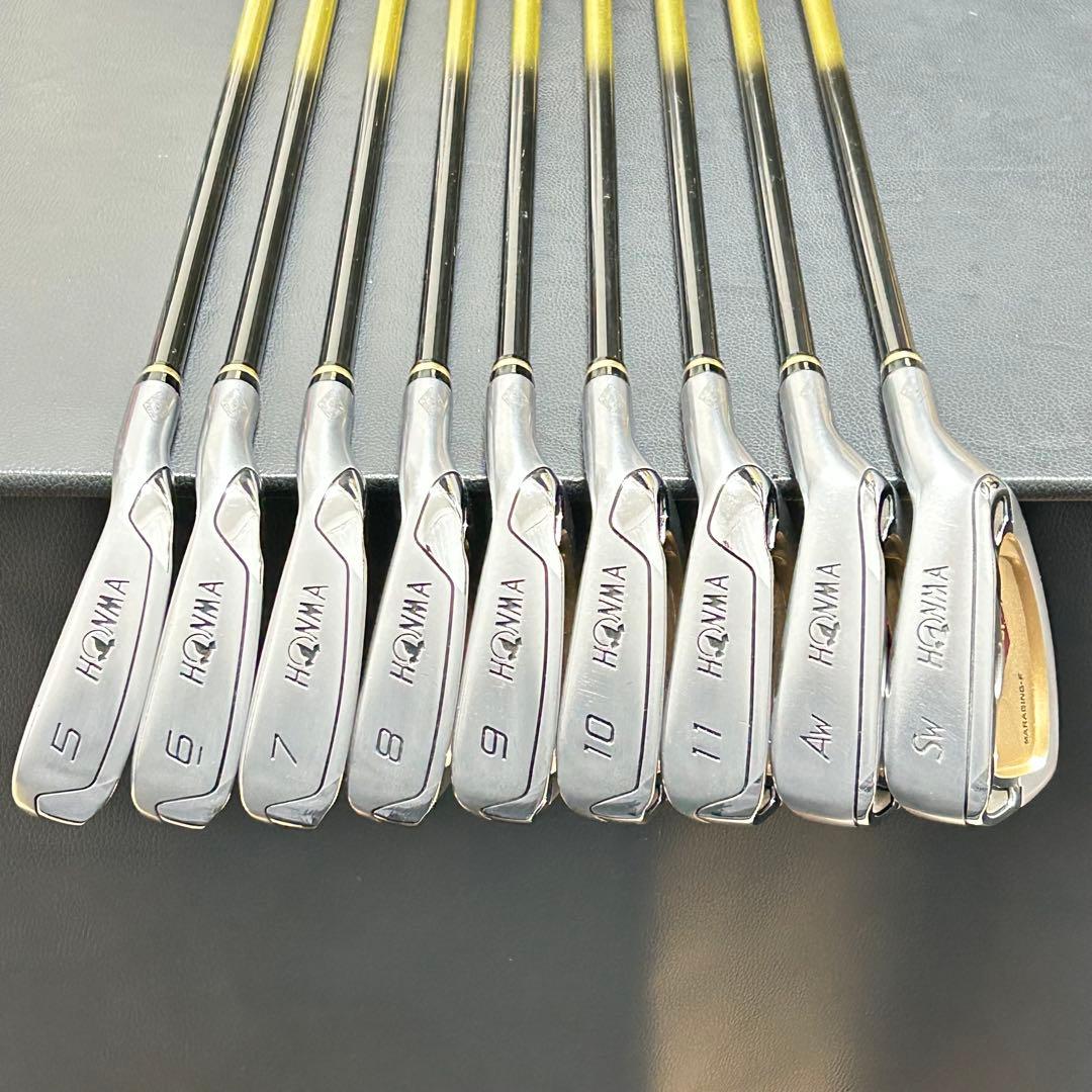 ホンマ HONMA BERES IS-01 ★★ アイアン 9本セット 綺麗め