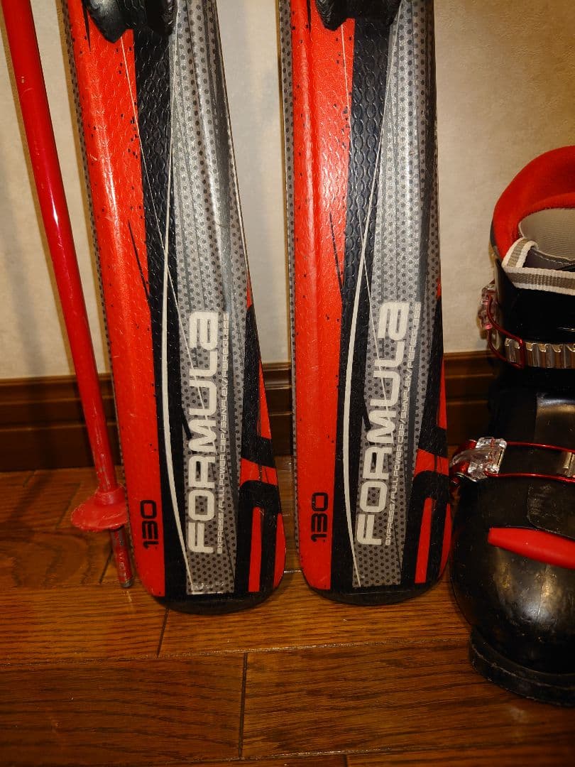 エラン ジュニア スキー 3点セット　130cm