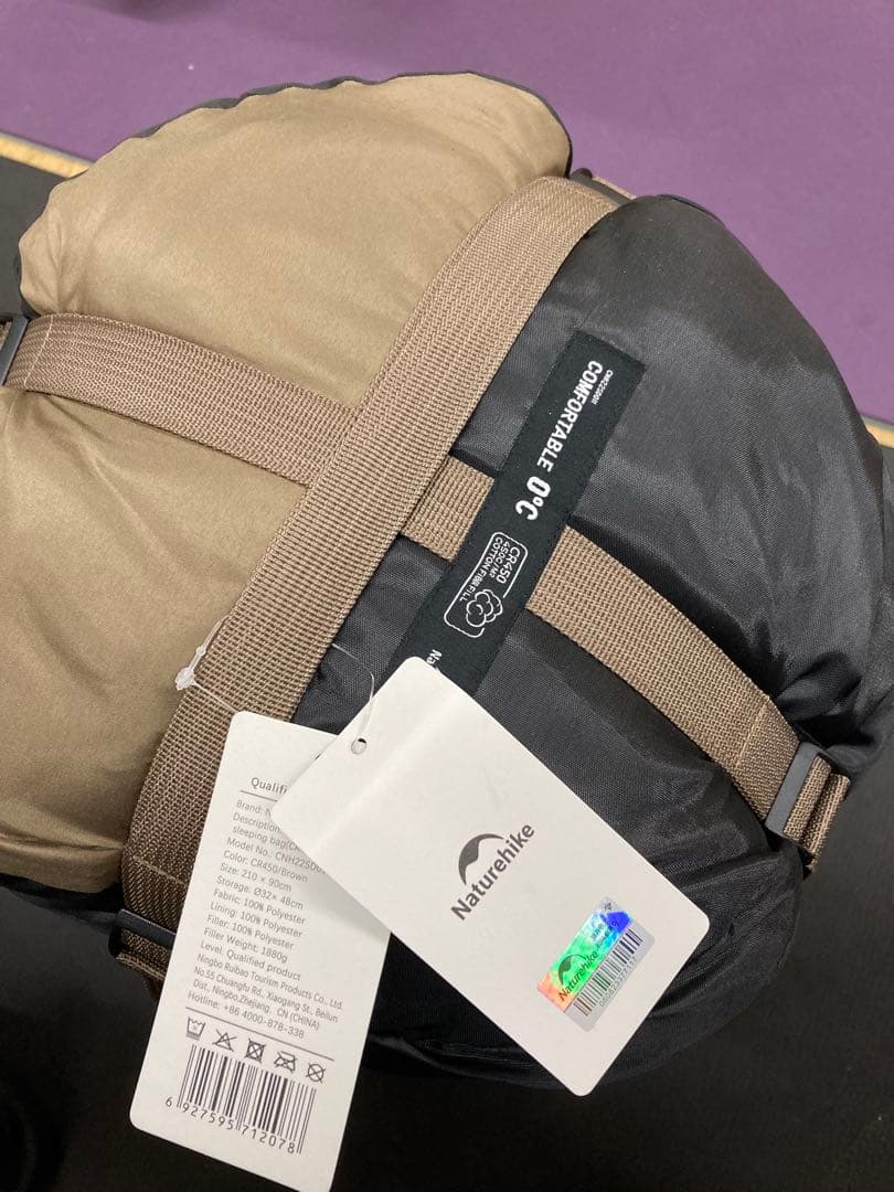 Naturehike シュラフ 寝袋 多層 4シーズン 封筒型 マルチレイヤー