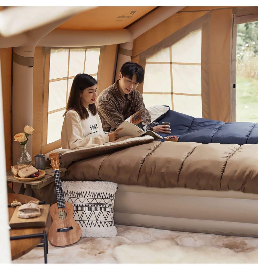 Naturehike シュラフ 寝袋 多層 4シーズン 封筒型 マルチレイヤー