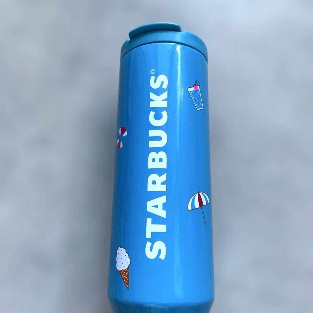 STARBUCKS ステンレスタンブラーネオンブルー473ml