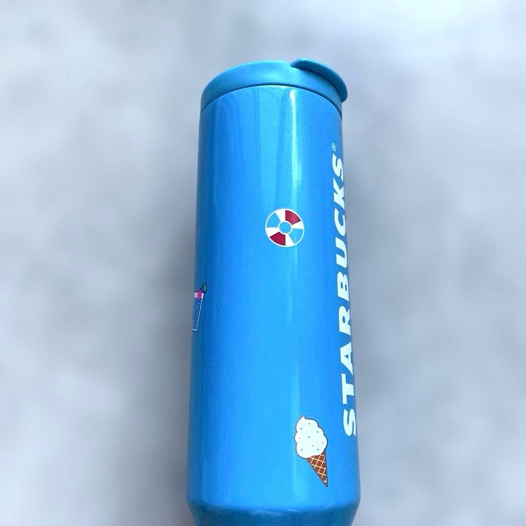 STARBUCKS ステンレスタンブラーネオンブルー473ml