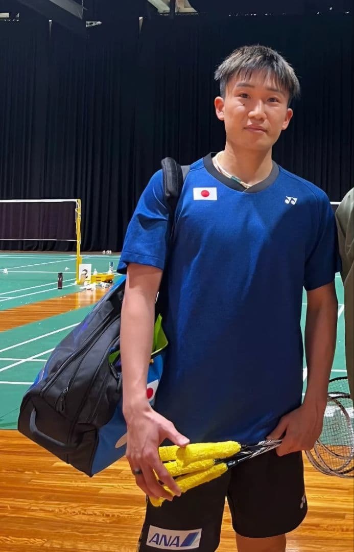 YONEX日本代表選手支給品桃田賢斗NTT練習ウェア15027BirdJapan