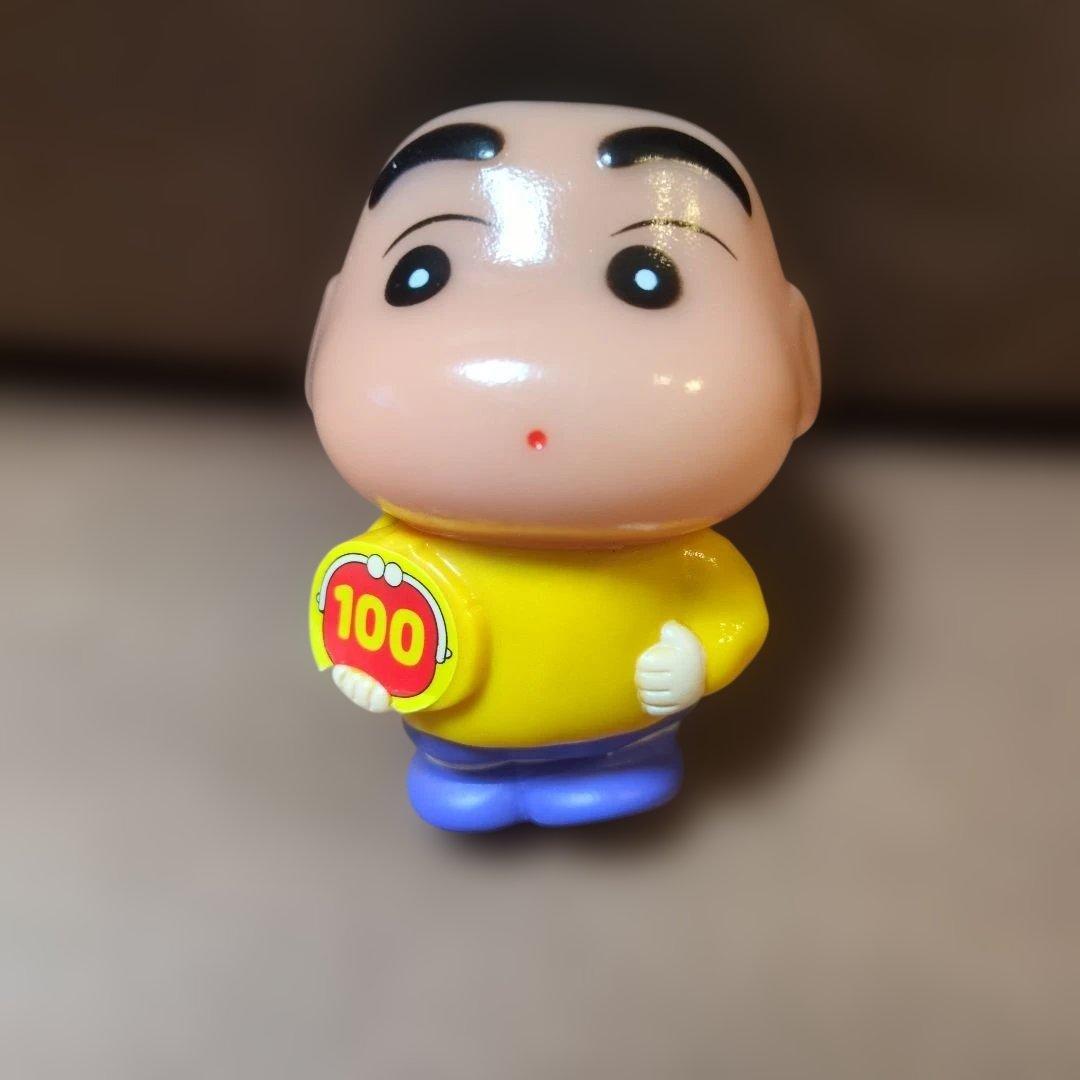 クレヨンしんちゃん フィギュア ソフビ 貯金箱 4体セット 当時物 平成レトロ