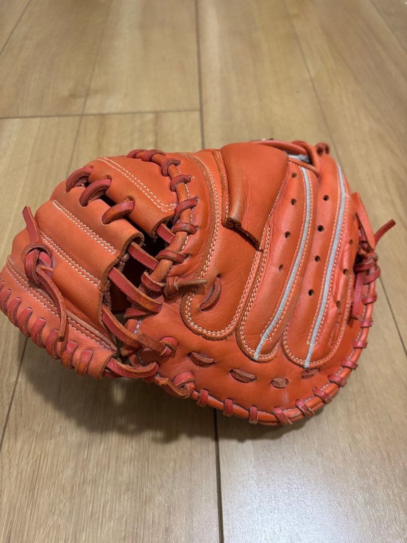 【美品】ミズノ　グローバルエリート　少年軟式　キャッチャーミット