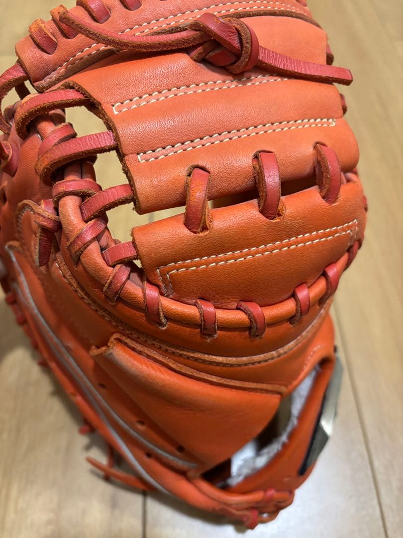【美品】ミズノ　グローバルエリート　少年軟式　キャッチャーミット