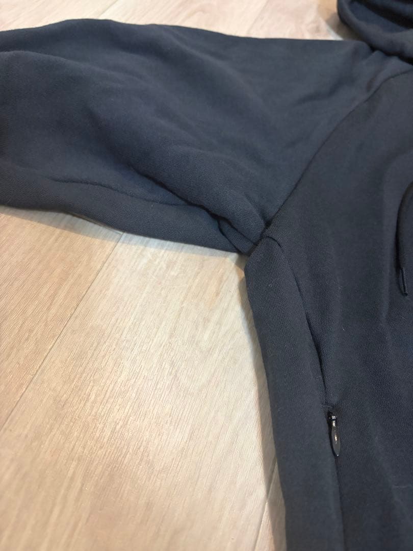 【美品】adidas ジャージ上下セット ブラック/ホワイト M