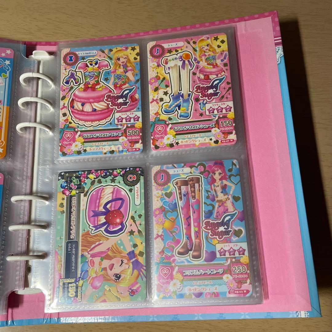アイカツ エンジェリーシュガー バインダー、カード27枚 、リフィル 星宮いちご