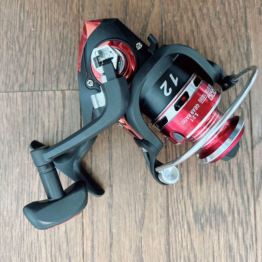 ROMASA RC1000 スピニングリール フィッシングリール レッド
