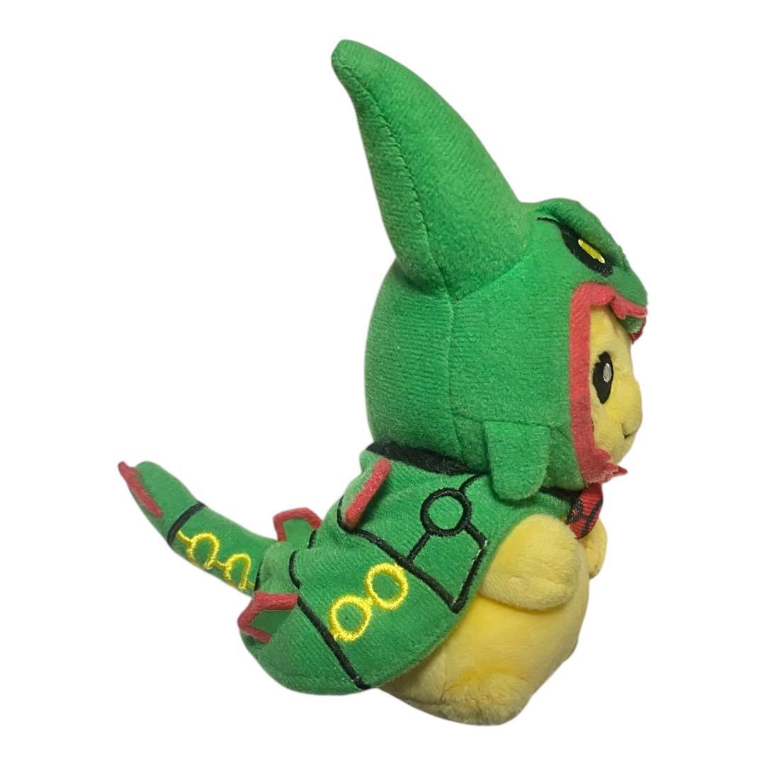 ポケモンセンター マスコット レックウザポンチョを着たピカチュウ ぬいぐるみ