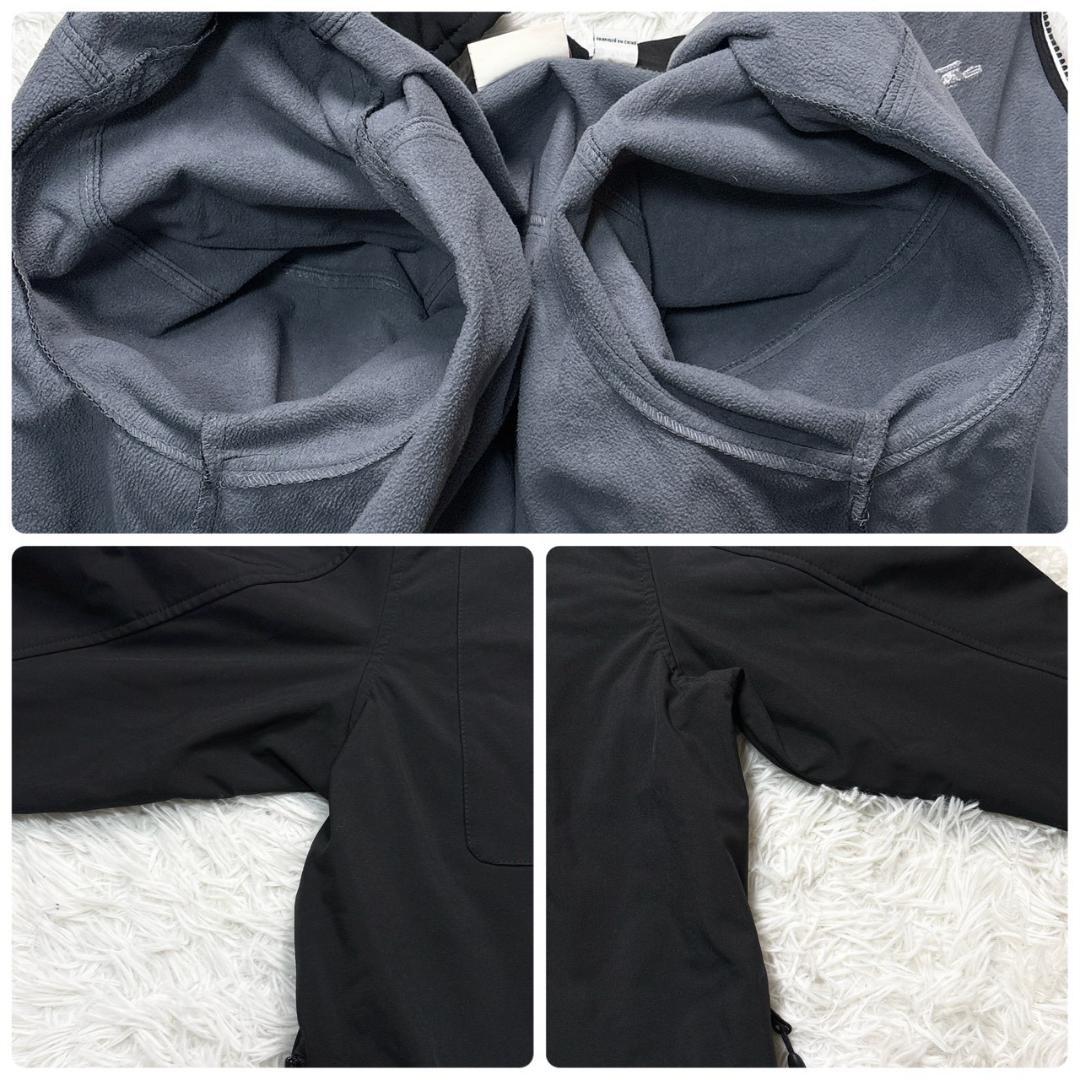 CLIQUE フランス DHL企業ロゴ フルジップジャケット 黒　XL トリコ
