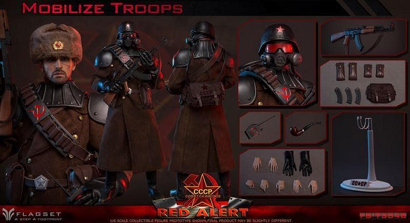 1/6 アクションフィギュア ソ連 モビライズ トルーパーズ 6909