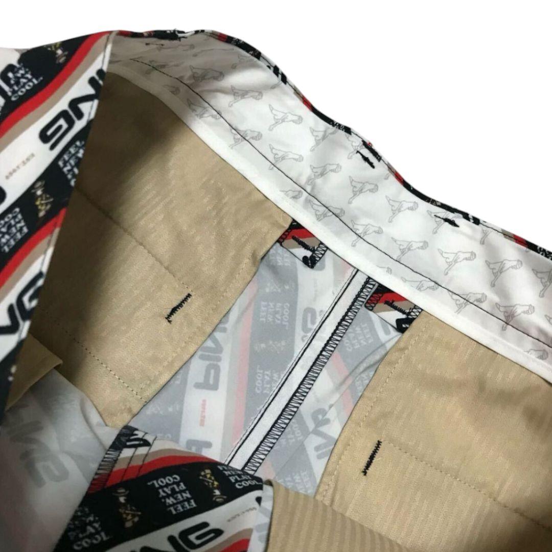 【PING】総柄 ゴルフ用ハーフパンツ LLサイズ（新品）