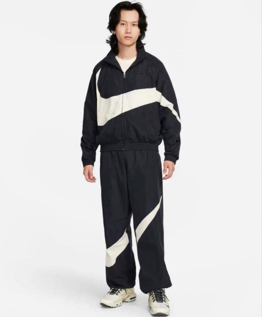 新品未使用　NIKE ビッグスウッシュ ウーブンパンツ　Lサイズ
