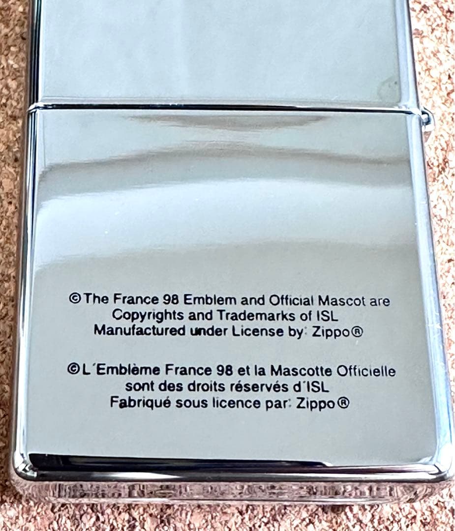サッカーFRANCE98 ジッポー　オフィシャルライセンス　記念