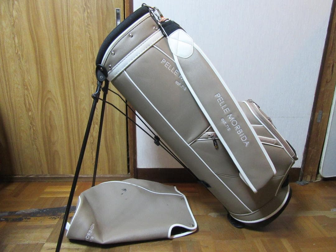 ★希少★PELLE MORBIDA★ペッレモルビダ★スタンドバック★ベージュ★