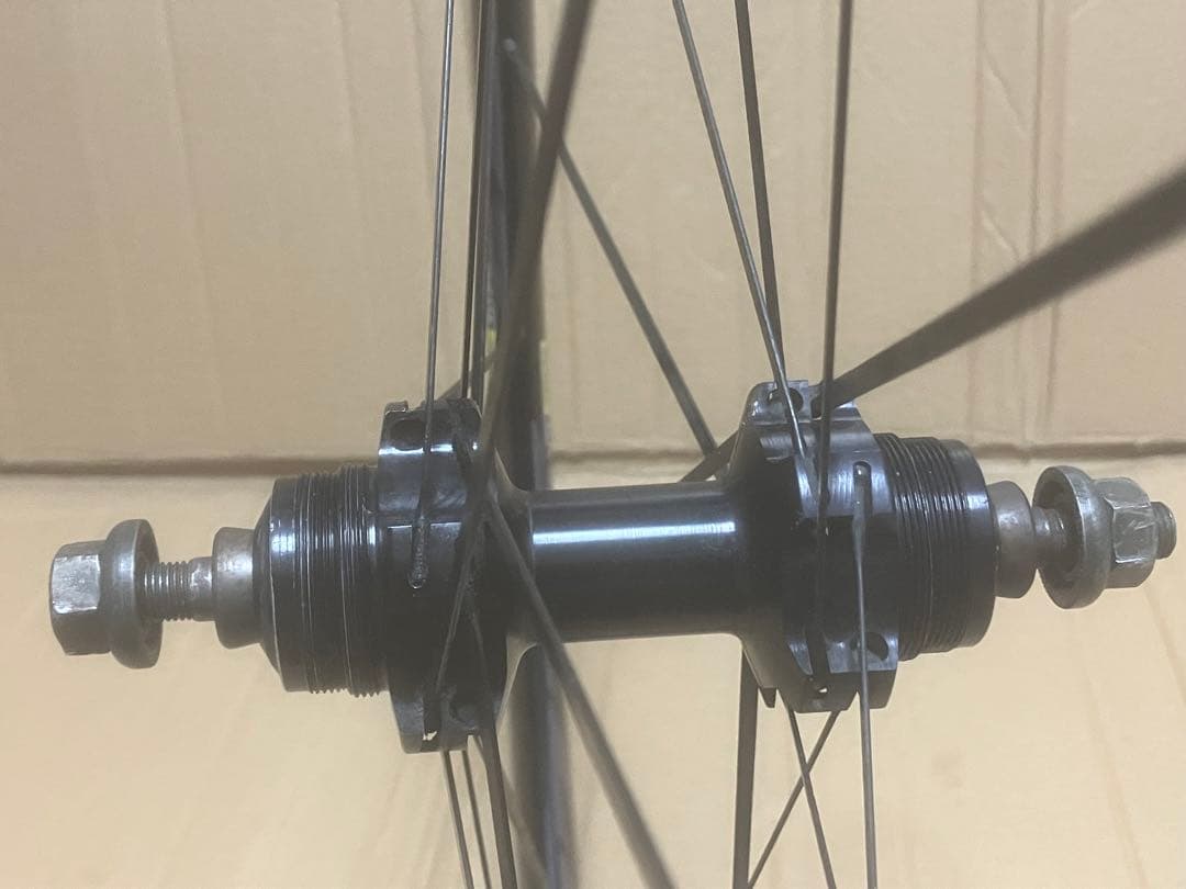 ジャンク MAVIC ELLIPSE ピストホイール 前後 エリプス 競輪