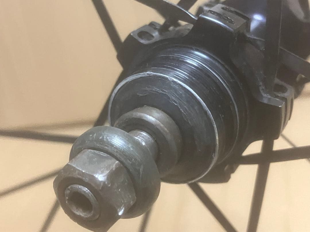 ジャンク MAVIC ELLIPSE ピストホイール 前後 エリプス 競輪