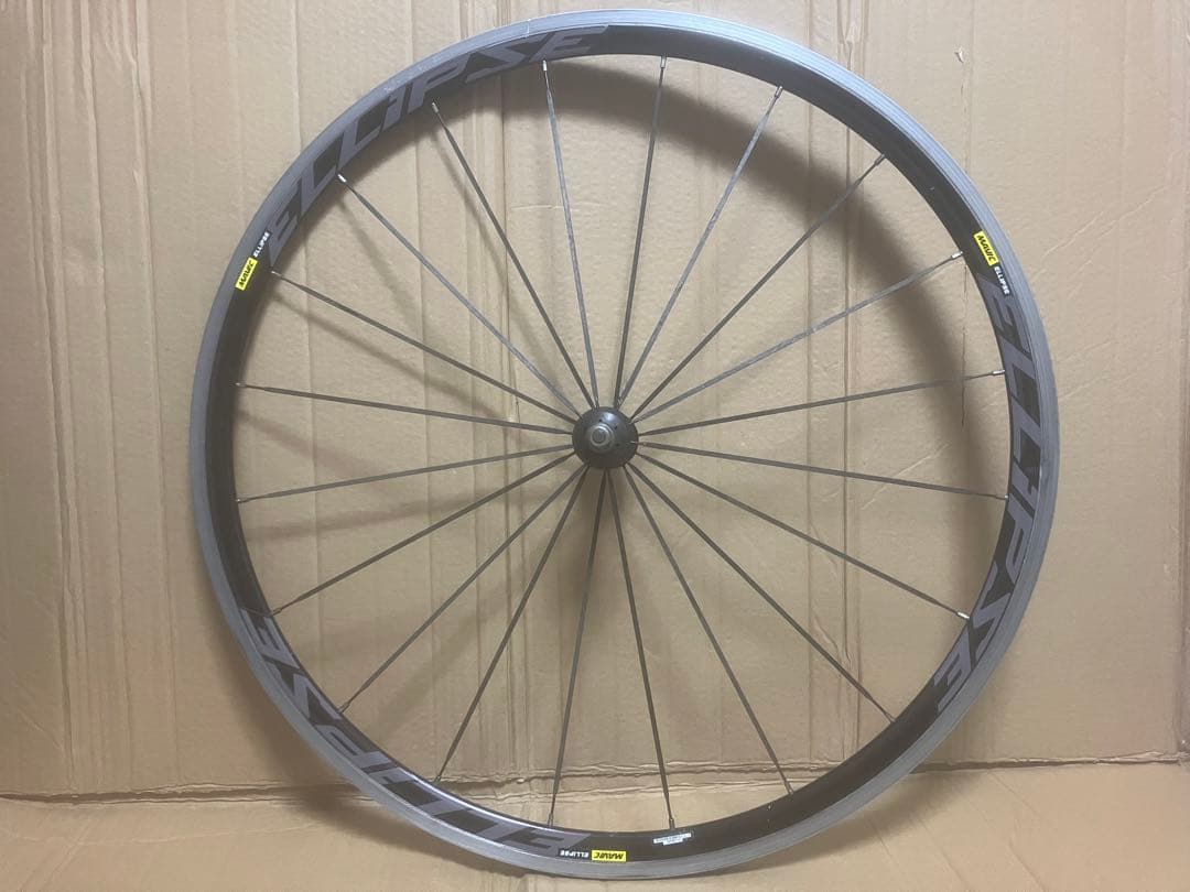 ジャンク MAVIC ELLIPSE ピストホイール 前後 エリプス 競輪