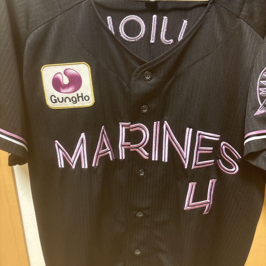 千葉ロッテマリーンズ　藤岡裕大　ブラックサマー2022 ユニフォーム　Lサイズ