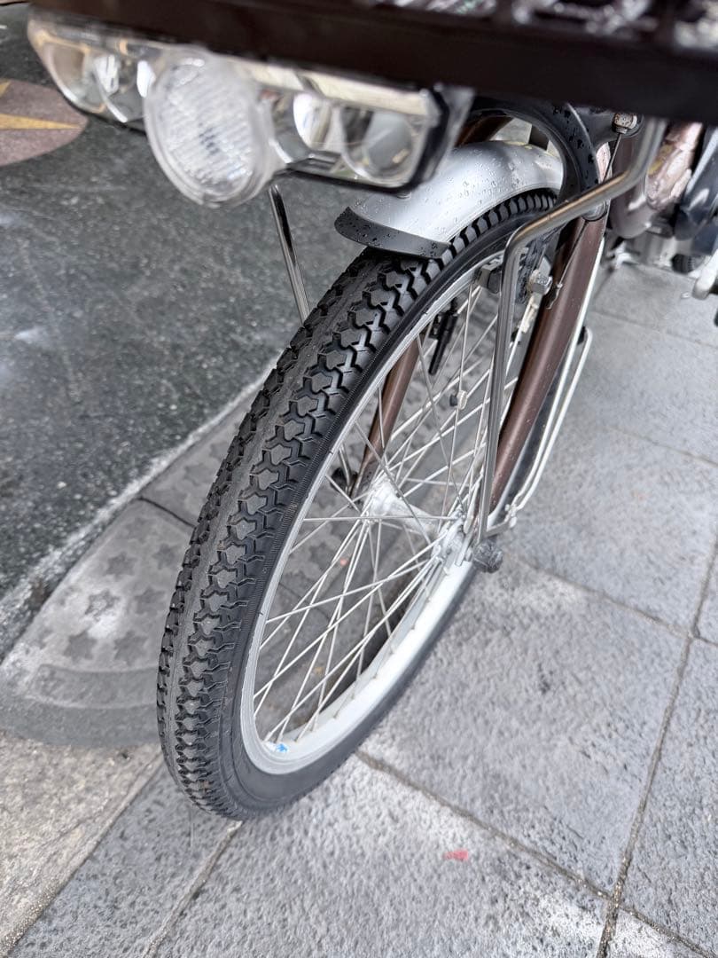 大阪府　Panasonic 電動アシスト自転車 ブラウン