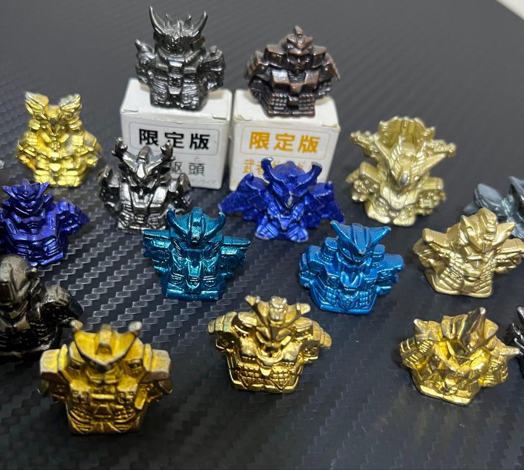 ガン消し SDガンダム 消しゴム フィギュア 武者系 ダイキャスト 18種セット