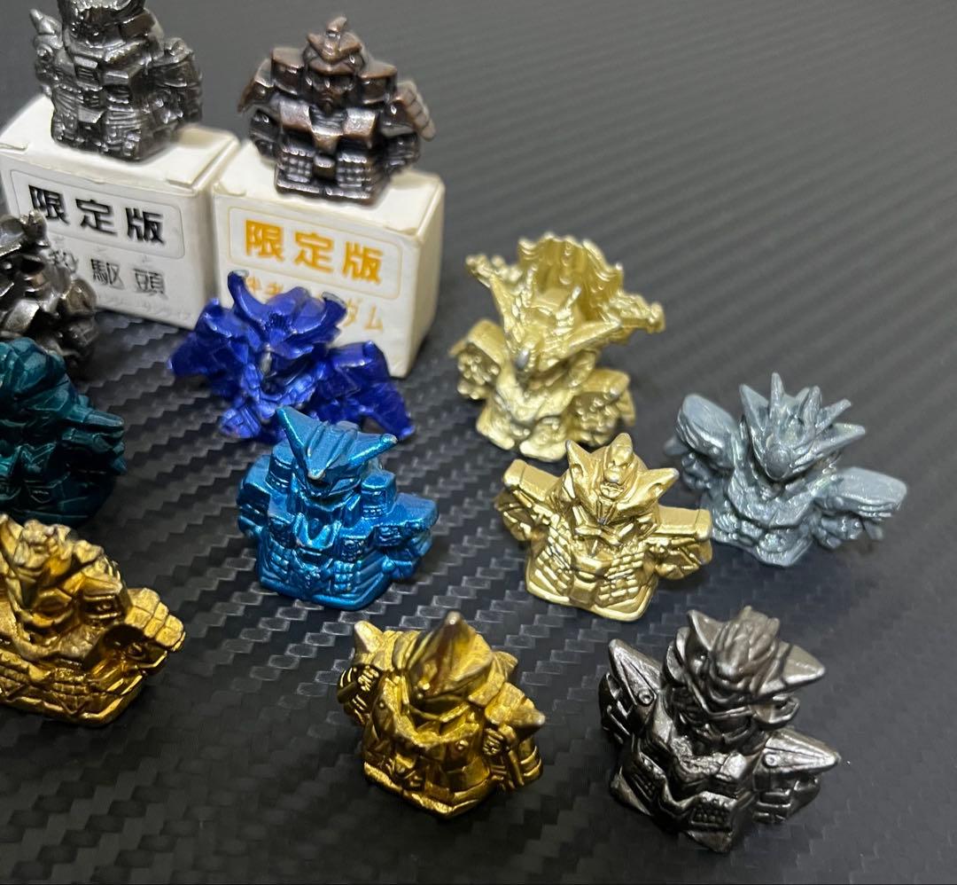 ガン消し SDガンダム 消しゴム フィギュア 武者系 ダイキャスト 18種セット