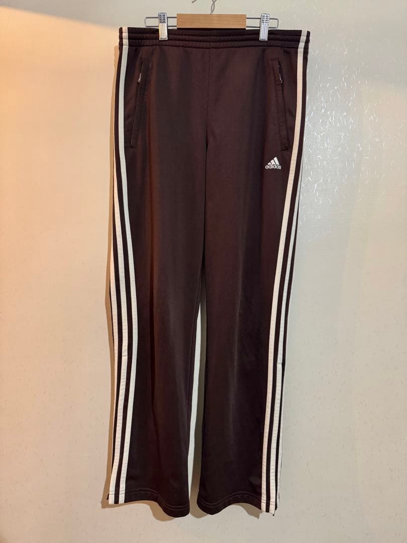 【希少カラー】02年製 adidasトラックパンツ AN5002 ブラウン JM
