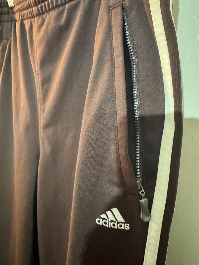 【希少カラー】02年製 adidasトラックパンツ AN5002 ブラウン JM