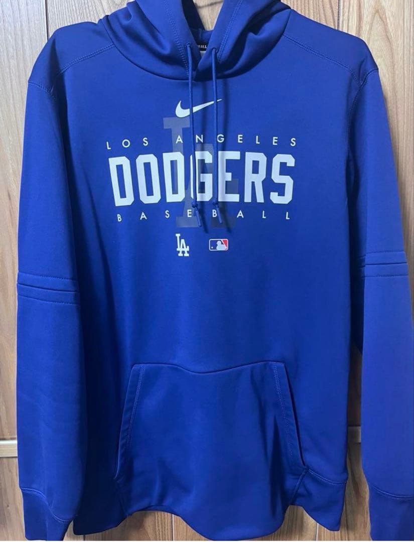 ロサンゼルスドジャース オーセンティックパーカー Mサイズ 大谷選手着用モデル