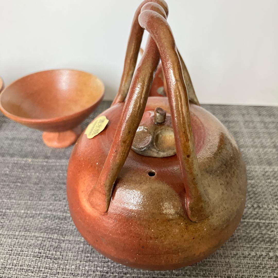 未使用　清水焼　お屠蘇　火いろお預け酒器セット　浩三