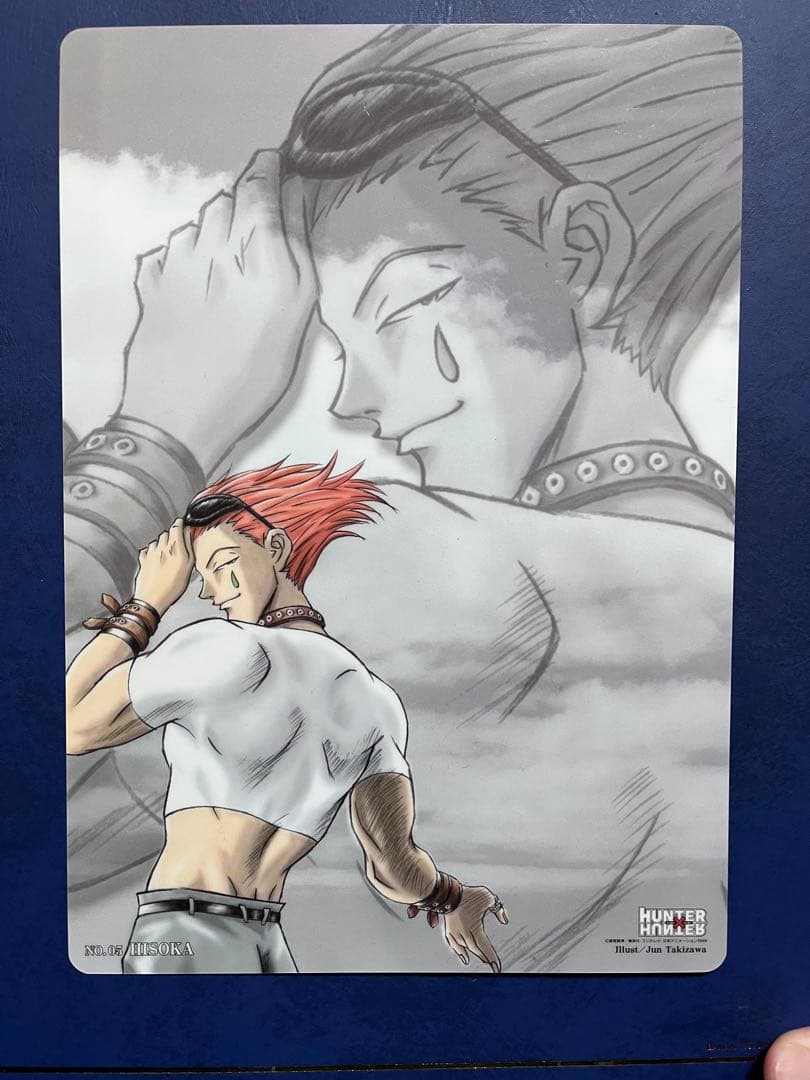 HUNTER×HUNTER ヒソカ　下敷き　カードコレクションL