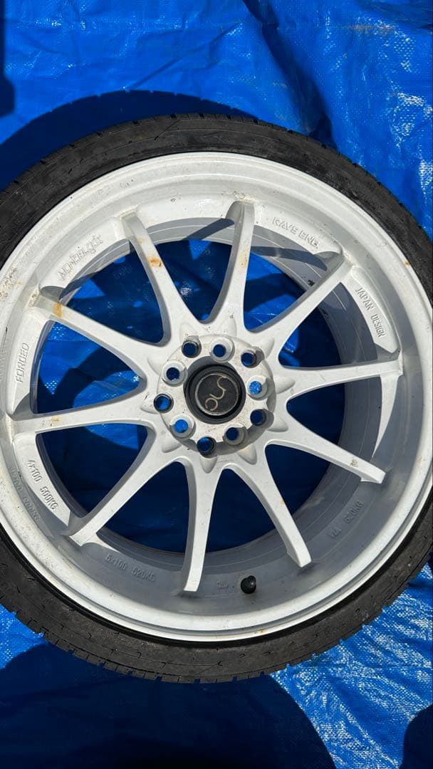 JNC鍛造ホイール17インチ205/40R17タイヤ付4本