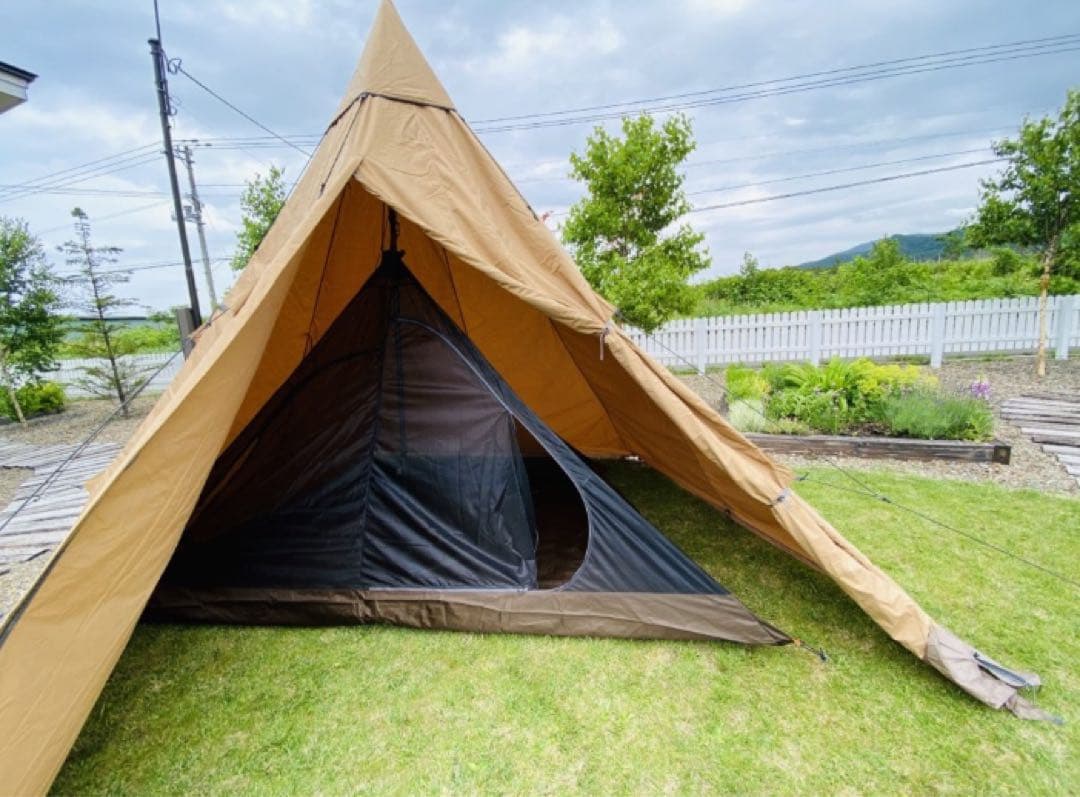 週末限定値下げ❗️美品　ビジョンピークス　tcワンポールテント　インナーテント付き