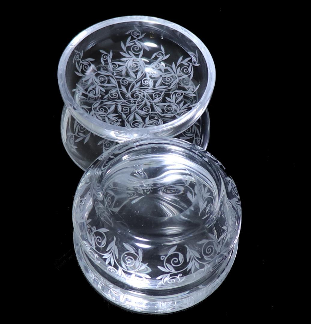 オールド・バカラ レアモデル 蓋物 小物入れ ボンボニエール ゴルフジュアン