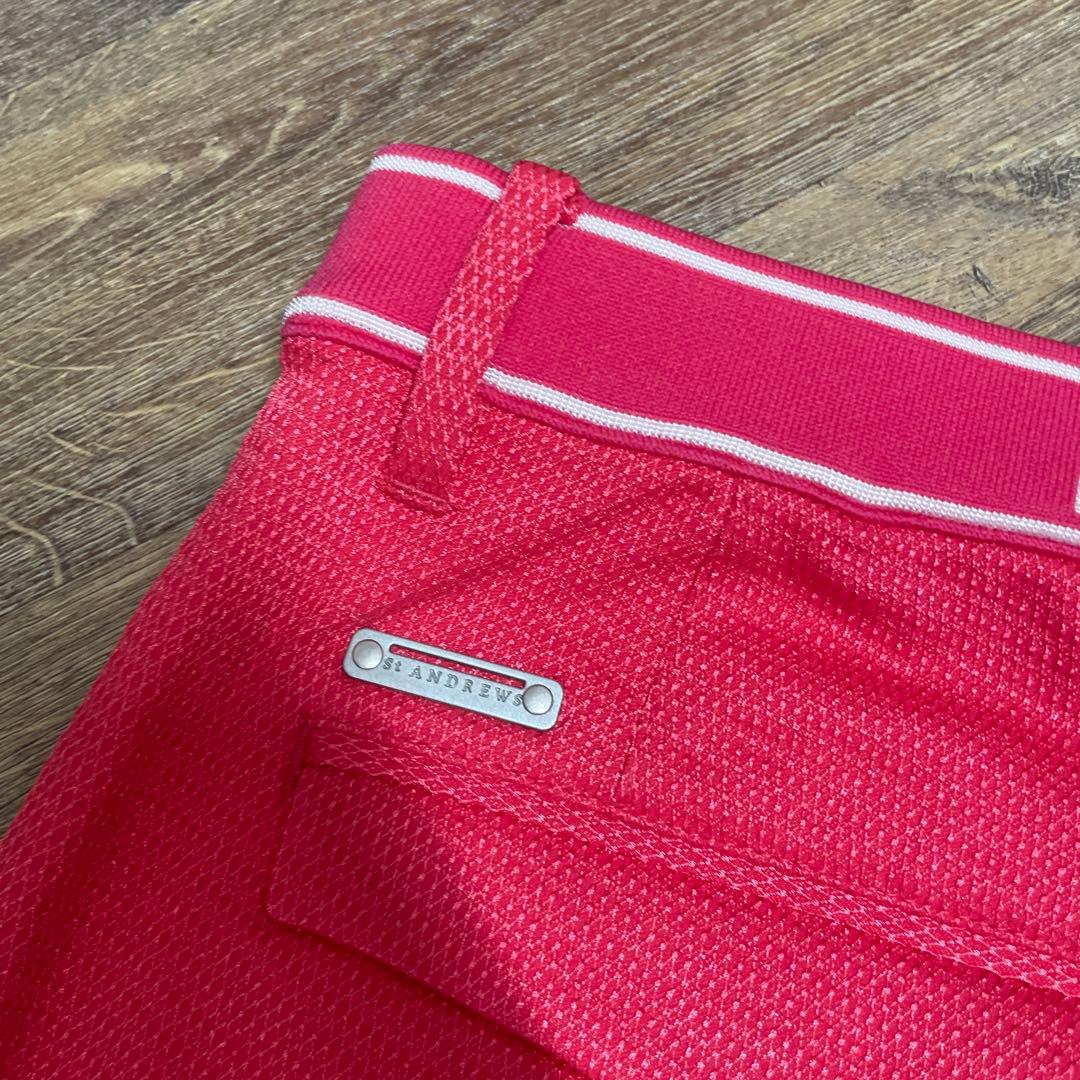 セントアンドリュース　ピンク　ストレッチパンツ　サイズL L