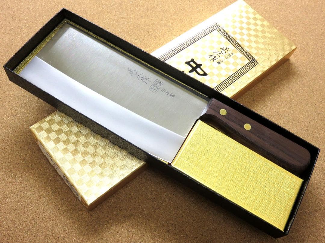 関の刃物 中華包丁 175mm 正広 角小型 薄口 本割込三合鋼 中華料理 万能