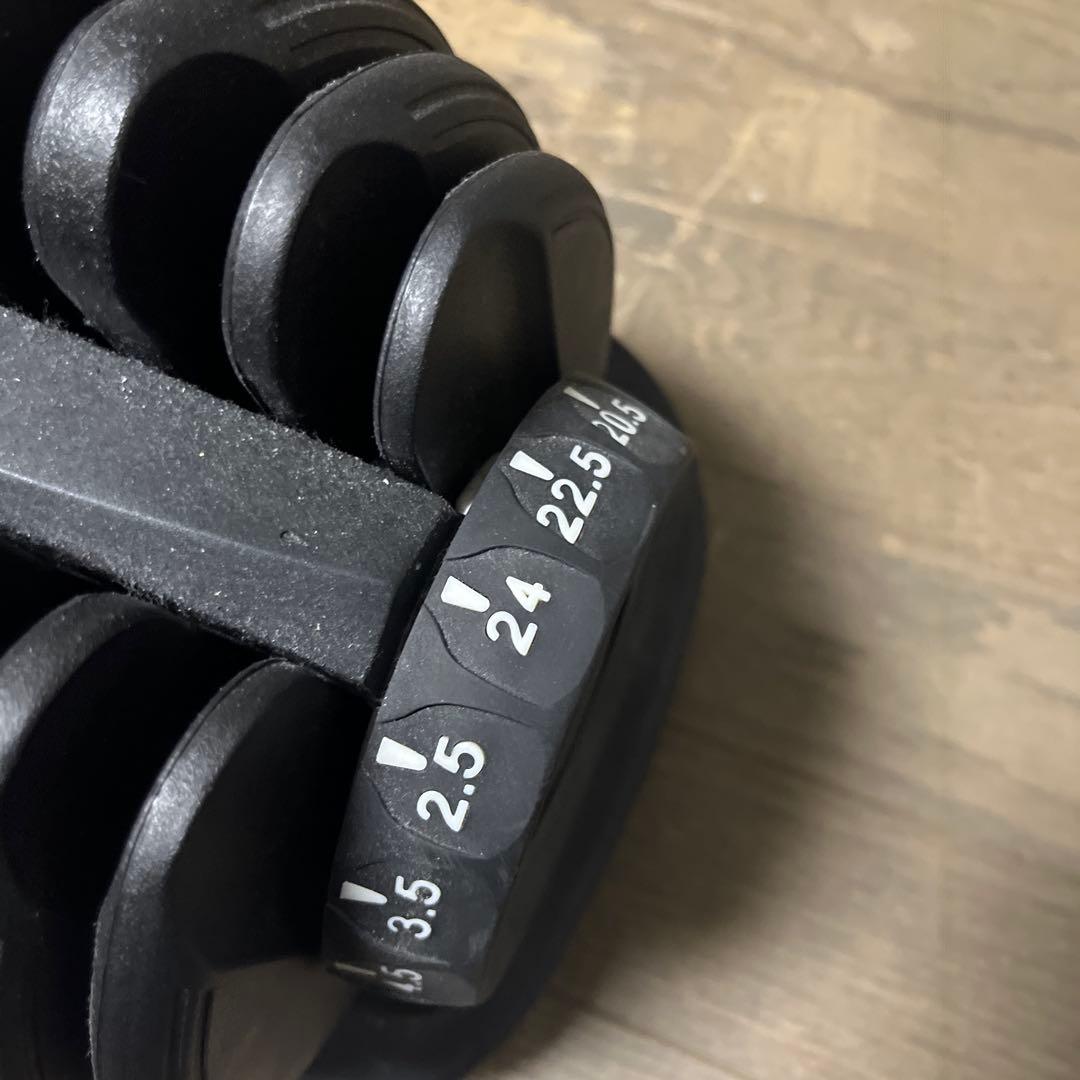 【セット商品①】最大24kg〜最小2.5kg重量可変式ダンベル