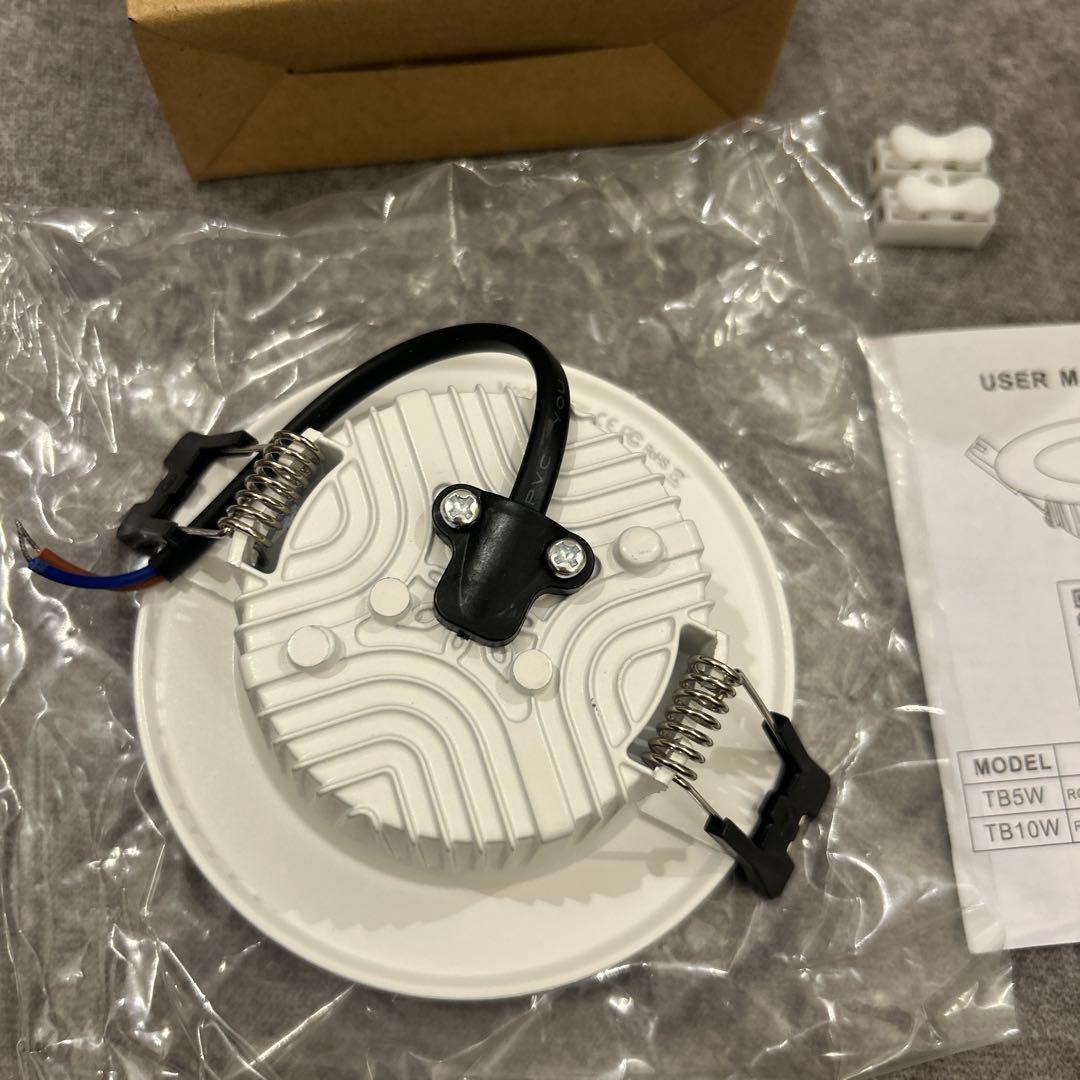 Aotelicht RGBW LED ダウンライト リモコン付き 5W 6個