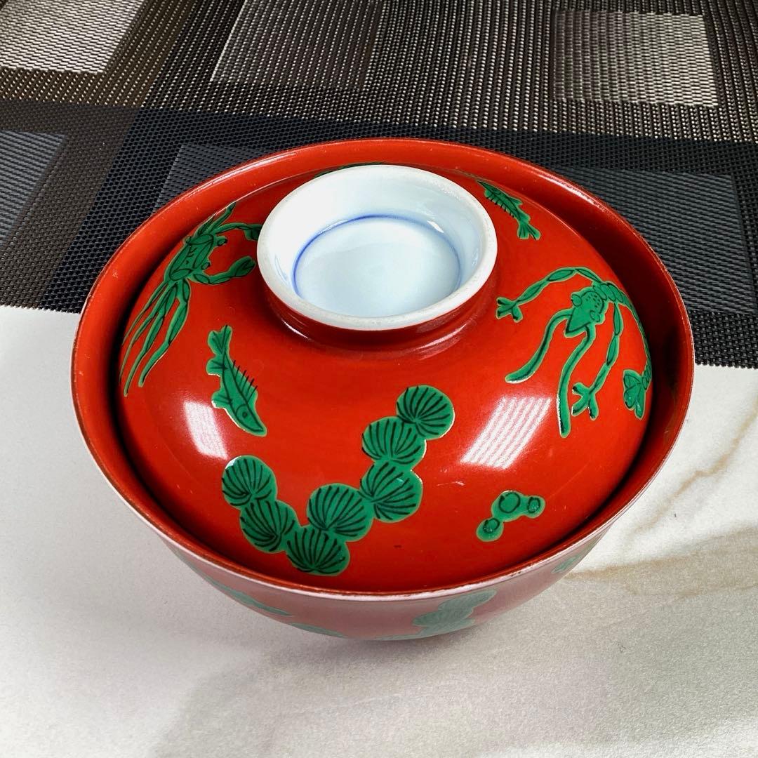 『発見うー特価』　たち吉 蓋付き ご飯茶碗　ペア