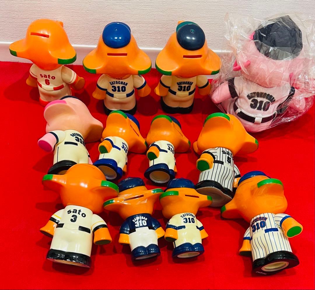 LA ドジャース　マリナーズ　メッツ　サトちゃん　貯金箱　その他　おまとめ12点