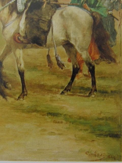 浅井忠【武蔵野】　 高級画集画、状態良好、新品高級額装付、絵画