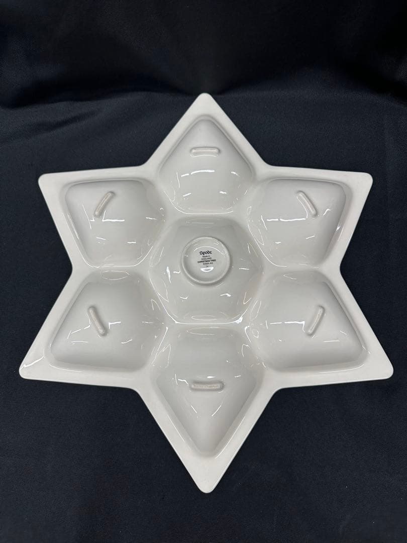 【使用美品】SPODE スポード　トレイ　皿　クリスマスツリー　England